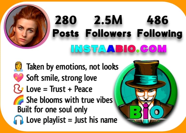 Love Bio For Instagram Girl Attitude